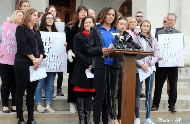 Girls sue to block participation of transgender athletes